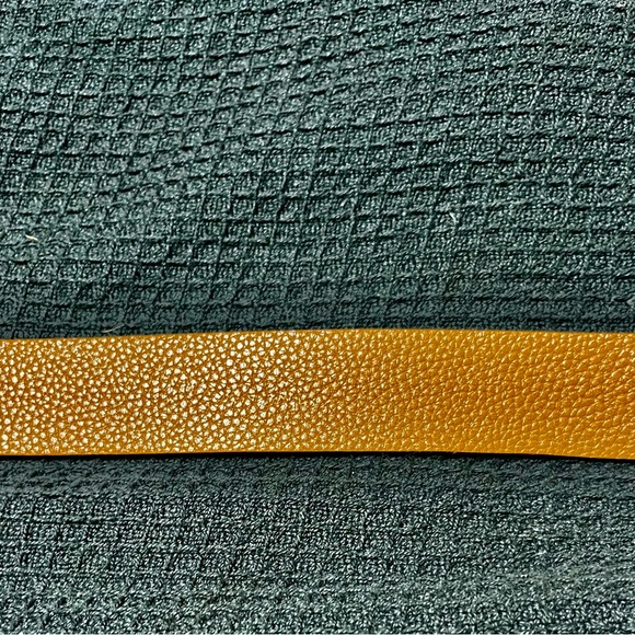 J. McLaughlin Reversible Brown Belt with Gold Buckle - Picture 4 of 12